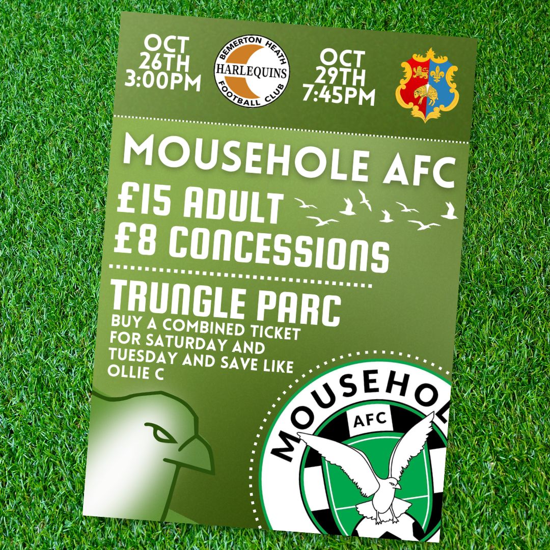 💥 | TWO MATCHES for the price of One and a Half! 
What’s not to like?