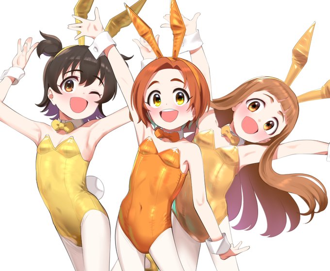 エキスポ本で出す予定のバニー本のパッションアイドルたち 