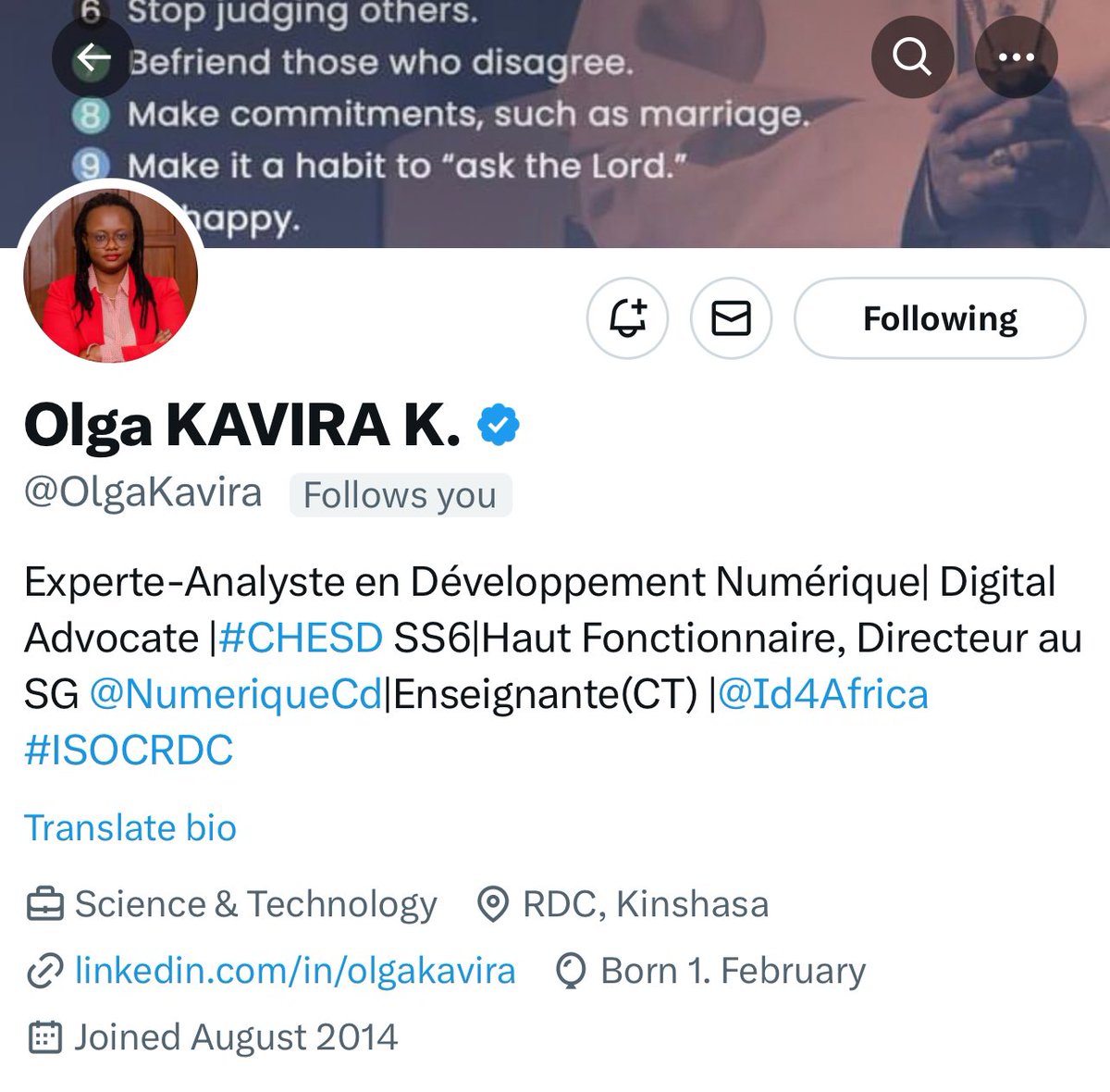 🚀 Pour les passionnés de nouvelles technologies et fans des dernières mises à jour d’applis mobiles 📱, je vous recommande vivement de suivre <a href="/OlgaKavira/">Olga KAVIRA K.</a> ! 🌟 Une mine d’infos pour rester à la pointe des tendances numériques ! 🔥