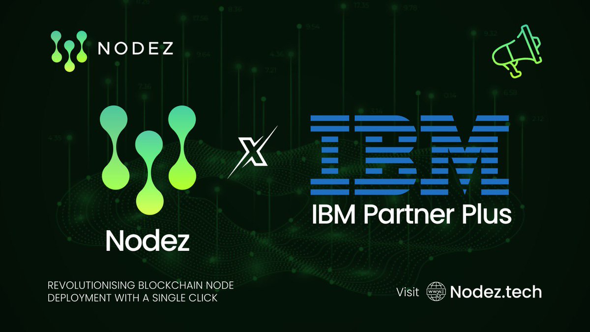 Nodeztech's tweet image. Exciting News! 🚀

Nodez is Thrilled to Join @IBM Partner Plus Program! 💼

We're proud to announce that Nodez Technologies LLC has been accepted into the prestigious IBM Partner Plus program! This strategic partnership will empower us to develop cutting-edge tech solutions,…