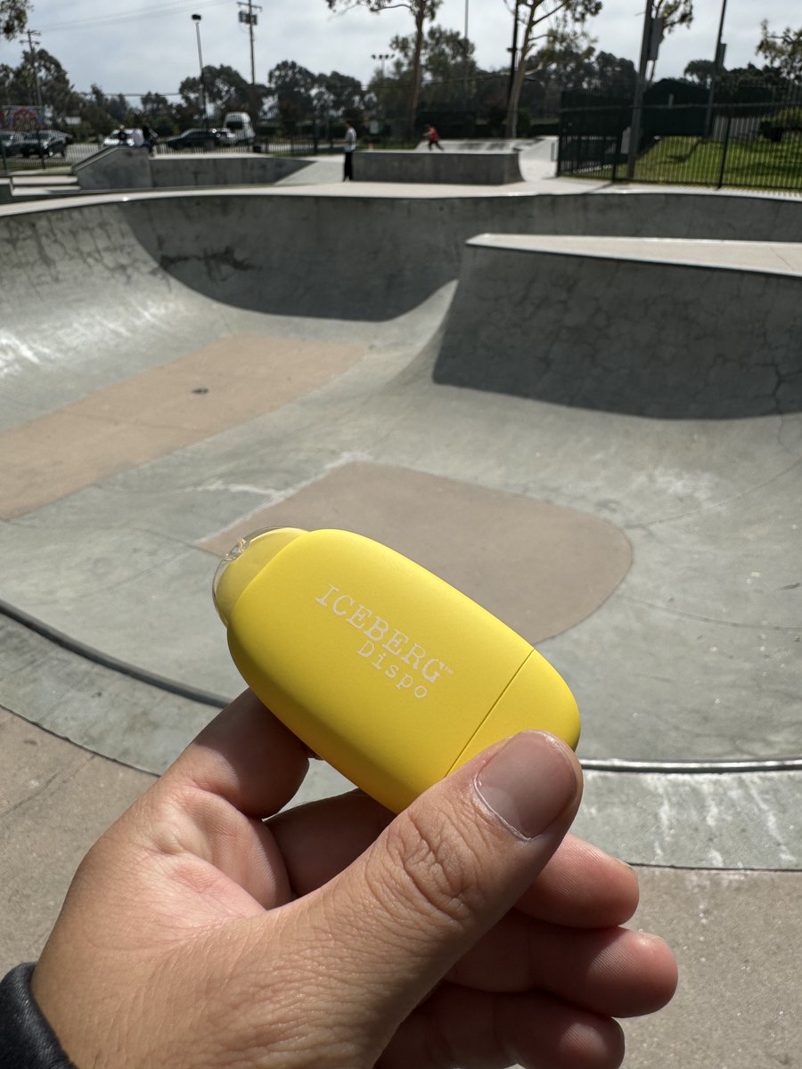 beyondvapenic's tweet image. 近所のスケートパークで一枚📸 
実はカリフォルニアには約499の
スケートパークがあるんだとか！🏂🌞
 #ICEBERG #スケートパーク