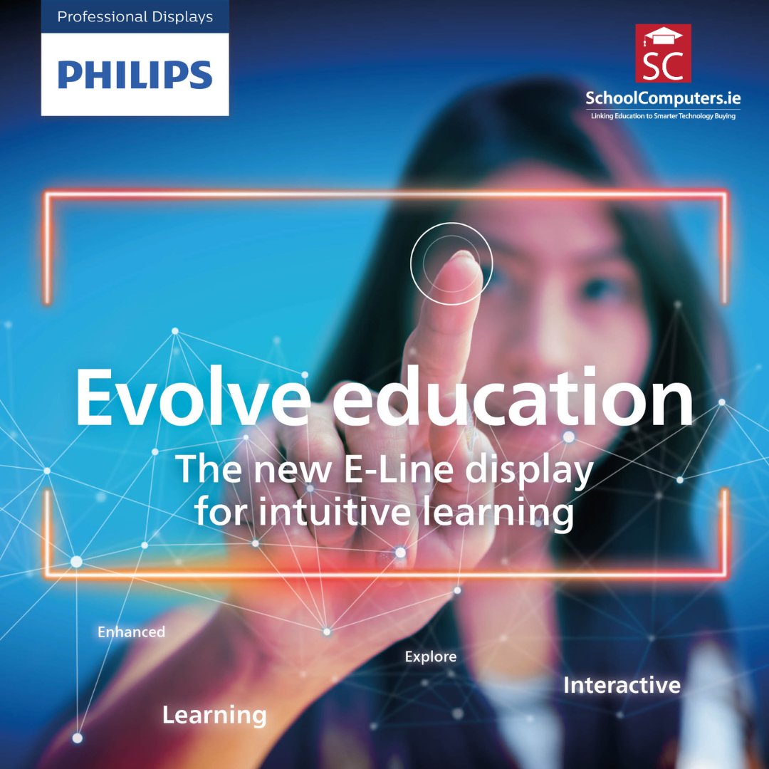 SchoolComp_ie's tweet image. Experience how PPDS - Professional Display Solutions can transform your classroom! Designed to spark creativity, encourage collaboration, and enhance learning, it helps students succeed every step of the way! 

Visit  schoolcomputers.ie/philips-educat… 

#Interactivescreen #Philips #SC