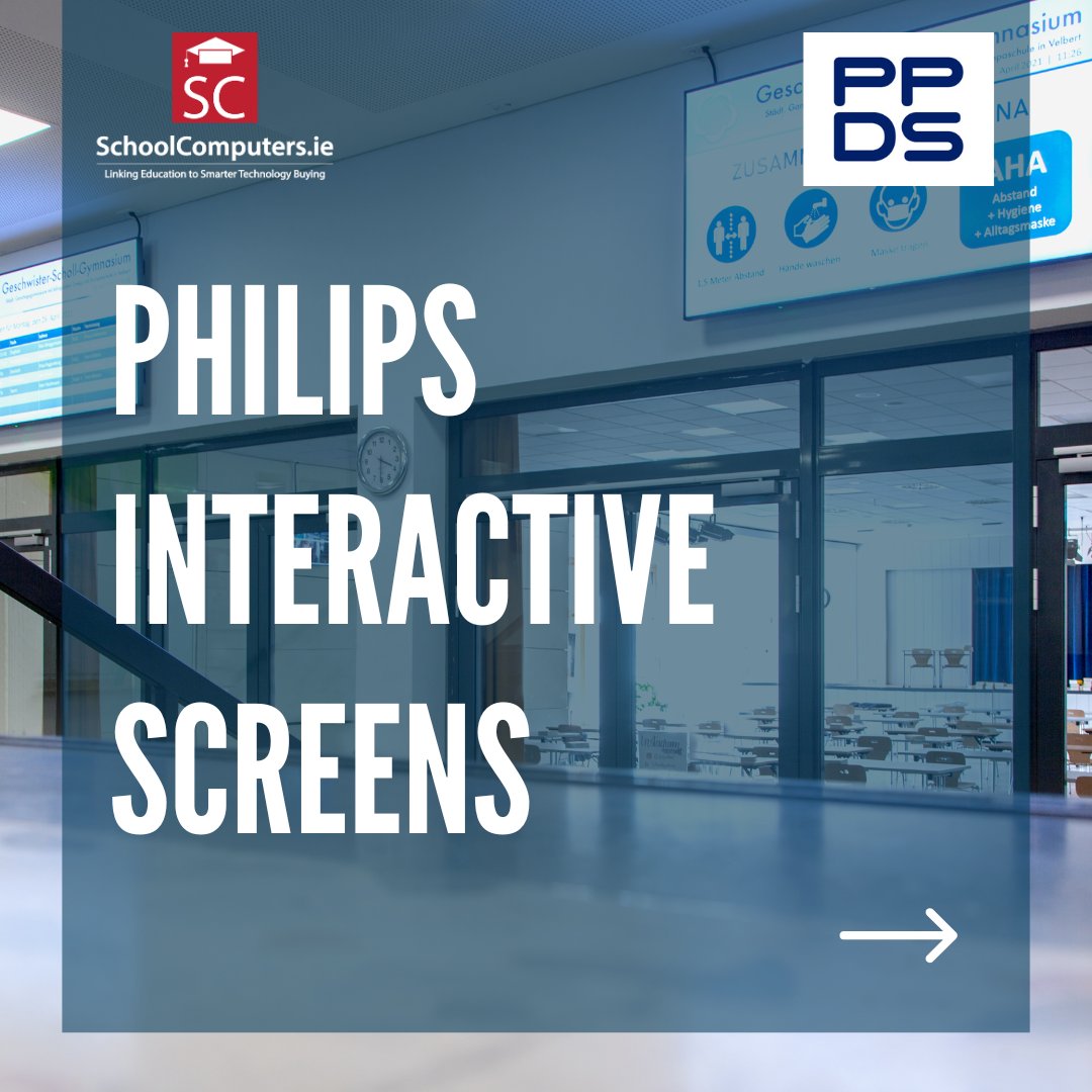 SchoolComp_ie's tweet image. Experience how PPDS - Professional Display Solutions can transform your classroom! Designed to spark creativity, encourage collaboration, and enhance learning, it helps students succeed every step of the way! 

Visit  schoolcomputers.ie/philips-educat… 

#Interactivescreen #Philips #SC