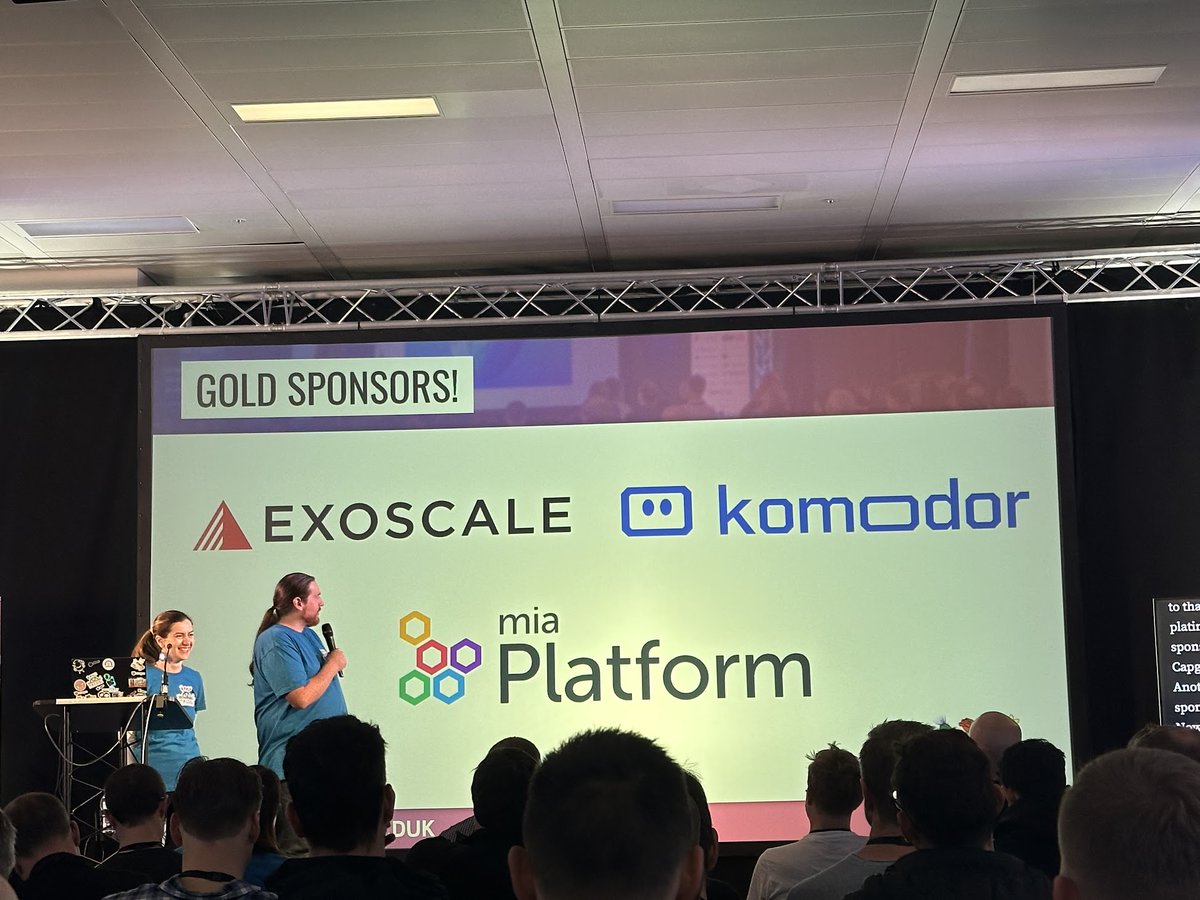 MiaPlatform's tweet image. What a fun time we had! We were at #KubernetesCommunityDays at @codenodeuk in London this week and it was such an amazing event 🎉

🤝We met a lot of people, exchanged ideas and attended many interesting talks!

See you soon🚀

#MiaPlatform #KCDUK @kcduk_io