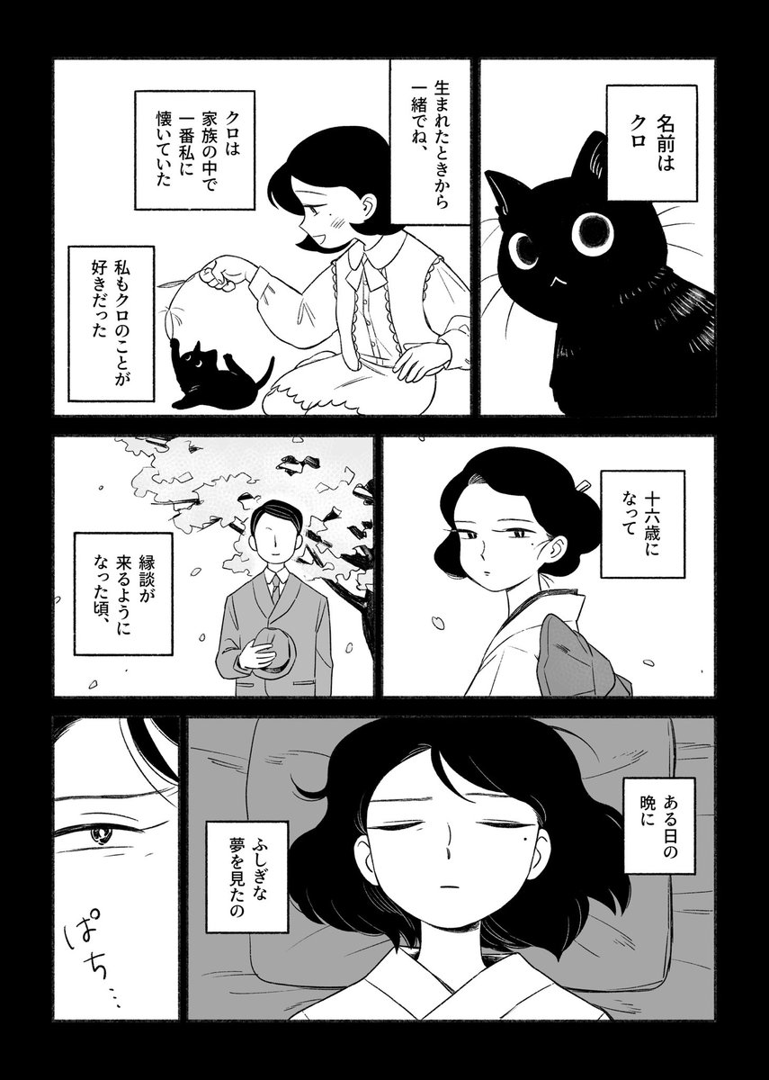 inamihiyori's tweet photo. おばあちゃんと黒猫の話🐈‍⬛(1/3)

#創作百合 https://t.co/DS7cgtkgpG