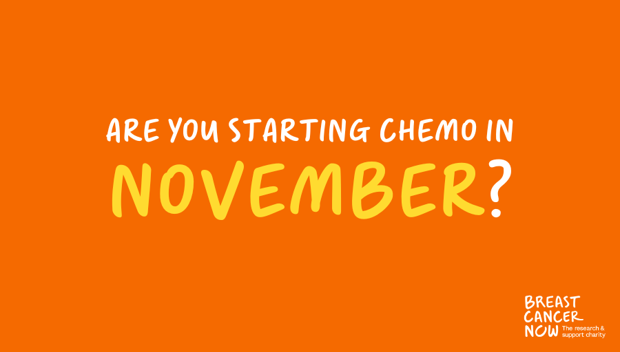 BreastCancerNow's tweet photo. Are you starting chemo treatment in November?

On our forum you’ll be able to learn from other people’s experiences, as well as find a listening ear if you need to share your story.

Sign up today!

https://t.co/5NFNCaerqf https://t.co/WZnWqhN5Yp