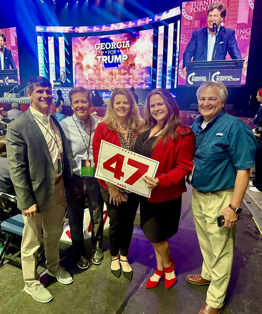 BillABCGA's tweet photo. Great Trump rally this week, where he thanked @ABCNational for endorsing him.  Representatives from our National office and @ABCofGA were very honored to attend and represent our industry. 

Check out the video of his endorsement here:
https://t.co/1J3WTPqyC0

#ABCmeritshopproud https://t.co/lCOKMn2ZfY