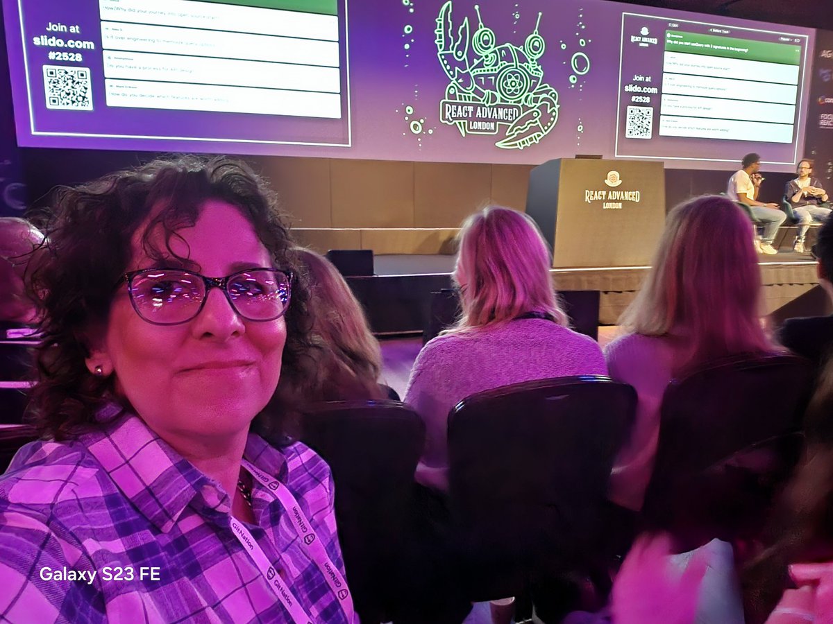 NoushinKananian's tweet image. React Advanced Conference at Brewery in London. 
#ReactAdvanced