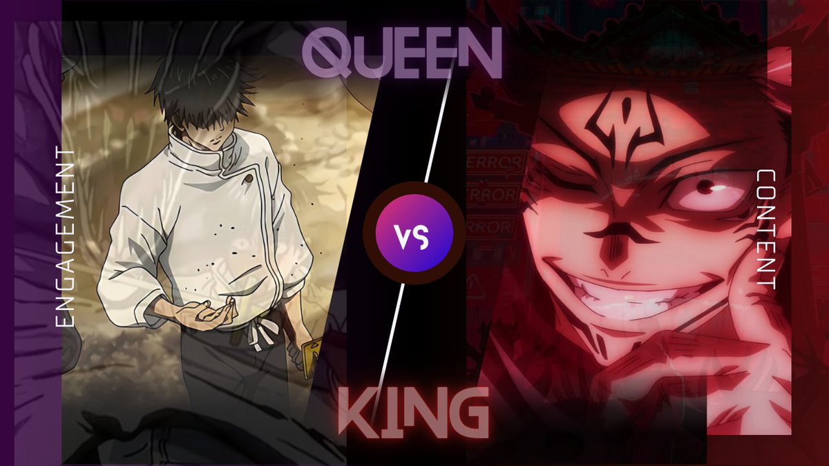 wizdom_com's tweet photo. Which one stands stronger? 

Which one boosts your brand? 

Which one serves the other? 

Which one do you look out for the most? 

Which one controls your algorithm? 

Who wins in an all-out fight? 

Which one dies without the other?

Let talk... Suknna or Yuta ? https://t.co/FZEKwfVNNU