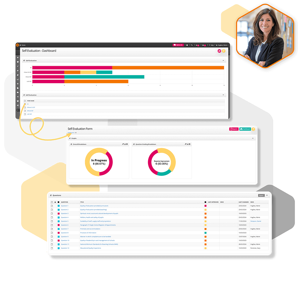 SchooliP's tweet photo. 🎉 Feature Friday: Self-Evaluation with SchooliP! 🎉 

Welcome to our very first #FeatureFriday! Every Friday at 10am and 2pm, we’ll be highlighting different aspects of the SchooliP system and showing how it supports schools in achieving excellence. Make sure to keep an eye out for each post to discover new ways SchooliP can transform school improvement!  

Today, we’re spotlighting SchooliP’s powerful self-evaluation tool📊  

SchooliP supports schools in preparing for inspections by streamlining the evaluation process—whether you're using frameworks like Ofsted, ISI, UAE, BSO, or even your own in-house model. 🏫  

From academic achievement to staff development, teaching quality, student well-being, and community engagement, SchooliP brings everything together in one place. With integrated data sources and advanced analytics, schools can track progress, identify trends, and make data-driven decisions that drive improvement year-round.  

As one school leader shared: “We were recently inspected, and we're awaiting the results, but I have to say that going through the inspection process with SchooliP, I felt so much more confident and I think our team felt so too.”   And the result? They achieved an outstanding outcome!  

No more last-minute scrambling for evidence before an inspection! 🕒 SchooliP helps you stay on top of your goals and enhance school outcomes by fostering a culture of continuous reflection and growth.  

Keep an eye out for more exciting features every Friday at 10am and 2pm! 🚀Find our more - https://t.co/cyZhjhXffL 

#SchoolImprovement #EdTech #SelfEvaluation #ContinuousImprovement #EducationTransformation #FeatureFriday