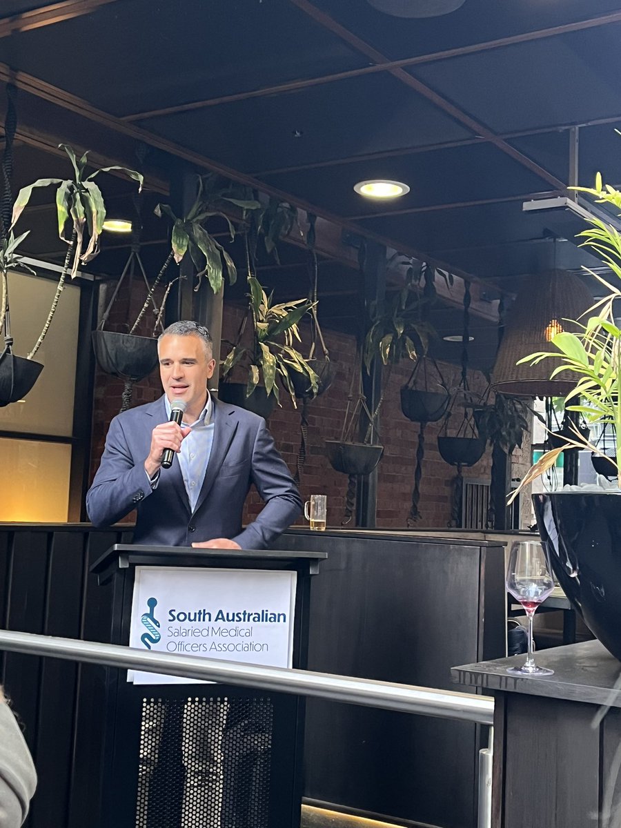 It is a pleasure to be here to celebrate five decades of SASMOA, the voice of our state’s medical officers.
 
Our medical professionals are second to none, bringing world-class skills and a lifetime of knowledge to bear at the most vulnerable moments in a person’s life.