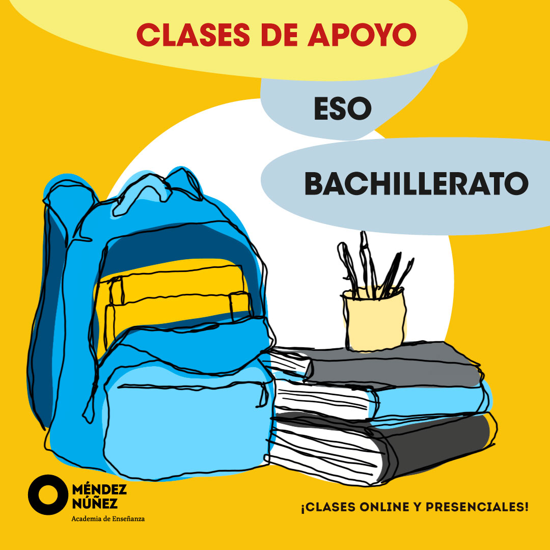 Si tienes dificultades durante el curso en algunas materias y no sabes cómo afrontarlas, en Méndez Núñez tenemos la solución: nuestras clases de apoyo.
Para más información llama al 954 225 225 entra en nuestra web: academiamn.com/clases-de-apoy…
#AcademiaMN #AcademiaSevilla