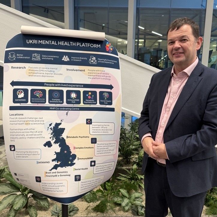 UKRI Mental Health Platform (@mhplatform) on Twitter photo Yesterday our Director <a href="/mcintosh2001/">Andrew McIntosh</a> attended the <a href="/DatamindUK/">DATAMIND - HDR UK Hub for Mental Health Research</a> & @Mqmentalhealth: Data Science Meeting with our first ever poster. The conference focused on linking electronic health data to clinical trials— key for advancing #mentalhealthresearch.
See their pages for more info Yesterday our Director <a href="/mcintosh2001/">Andrew McIntosh</a> attended the <a href="/DatamindUK/">DATAMIND - HDR UK Hub for Mental Health Research</a> & @Mqmentalhealth: Data Science Meeting with our first ever poster. The conference focused on linking electronic health data to clinical trials— key for advancing #mentalhealthresearch.
See their pages for more info