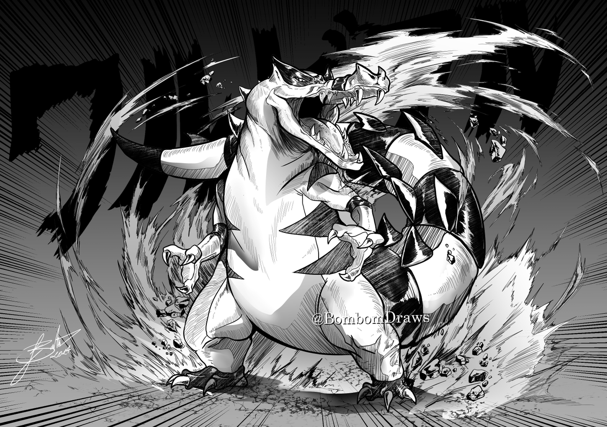 BombomDraws's tweet image. KROOKODILE!!! My favorite pokemon for sure.
#ワルビアル #krookodile #pokemon #fanart #pokemonfanart #manga #unova