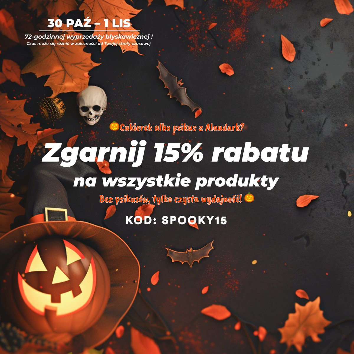 🎃 Get 15% Off All Products—No Tricks, Just Pure Performance! 🎃
In the United States,
Australia, and Canada, please visit:
alaudark.com/collections
In Europe, please visit:
alaudark.at/collections

#alaudark
#halloween
#holiday
#dirtjump
#mountainbike