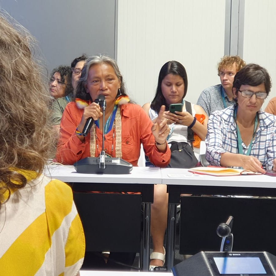 On Wednesday at the #COP16, we explored what strategies can be implemented to monitor compliance with the Global Biodiversity Framework from a #gender perspective. The event focused on the impact of #biodiversity loss on women.