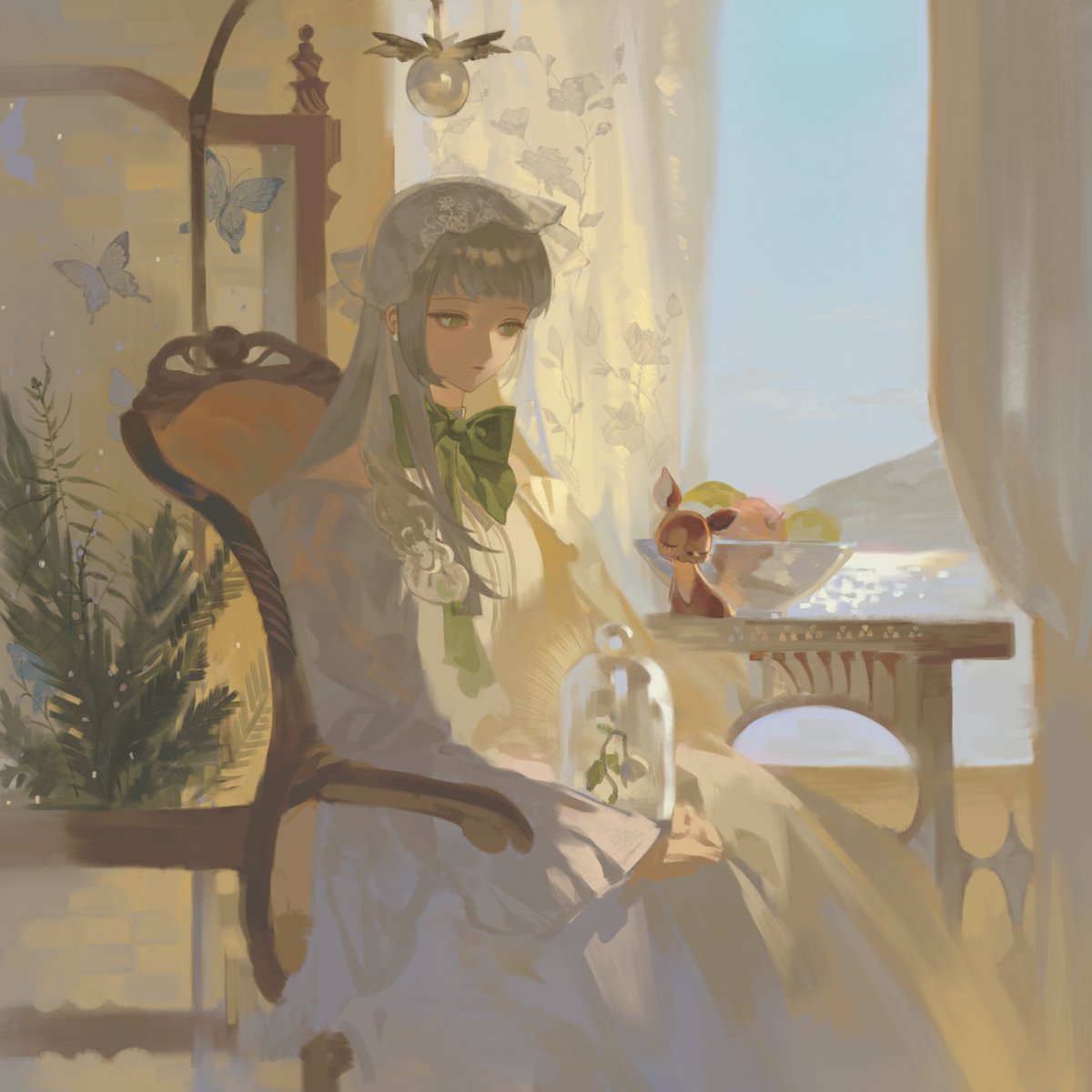 #插画 #illustration #イラスト 午后小憩