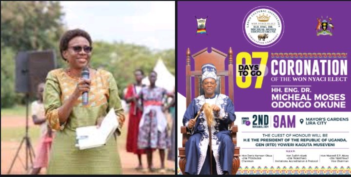 HEALTH MIN. <a href="/JaneRuth_Aceng/">Dr. Jane Ruth Aceng Ocero</a>  (MP) CONTRIBUTES 5M TOWARD WON NYACI CORONATION, HALF OF <a href="/mtnug/">MTN Uganda</a> 's UgSh 10M. 
On 02/11/2024, all roads shall lead to Mayor's Gardens, Lira City, for the historic coronation of the Won Nyaci of Lango_ H.H Eng.Moses Michael Odongo Okune (PhD)
BE THERE!