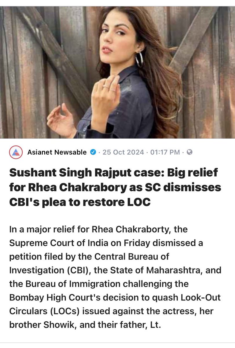 S04747shinny's tweet photo. No one is working in CBI on this case why would they even bother the Role Of Kwan InSSRCase 

Is everyone compromised now? The courts are called 👇🏼 deep rooted member of society 🤦🏻‍♀️ &amp; @CBIHeadquarters portion frivolous. What a travesty of Justice!!!! https://t.co/gyJpR90xV7