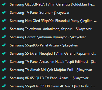 serhatbetan's tweet photo. @SamsungTurkiye Bu kadar kişi aynı sorundan muzdarip, yeni televizyon reklamı yapacağınıza 1-2 yıllık televizyonlarınızdaki kronik panel arıza sorununu çözün önce. Hukuki süreç mi başlatalım kronik olduğunu kabul etmeniz için?
https://t.co/N5F1EFCW84 https://t.co/bBOk2ZSAJz