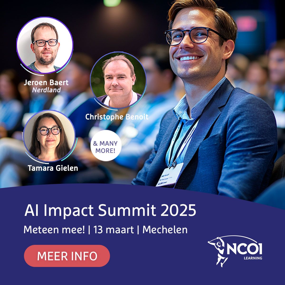 Artificiële intelligentie is niet meer weg te denken uit het bedrijfsleven. Hoe AI je business positief kan veranderen ontdek je op AI Impact Summit 2025 want dit is het AI-congres dat jou en je organisatie op één dag alle inzichten geeft over de toekomst en directe
