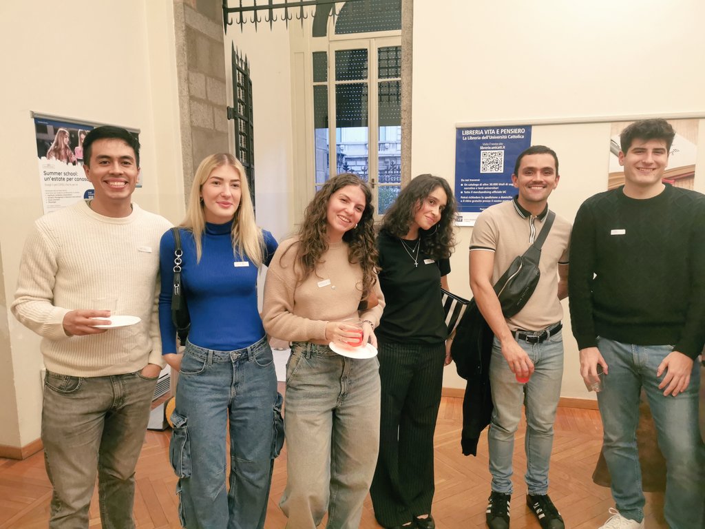 CHEI UniCatt (@chei_unicatt) on Twitter photo We launched the 3rd edn of our #intercultural #peermentoring project on Monday with an aperitivo for local & #InternationalStudents. 🌟 They take part in intercultural learning activities this semester. Thanks to <a href="/TonioloIstituto/">Istituto Toniolo</a> for the support. Let the journey begin! We launched the 3rd edn of our #intercultural #peermentoring project on Monday with an aperitivo for local & #InternationalStudents. 🌟 They take part in intercultural learning activities this semester. Thanks to <a href="/TonioloIstituto/">Istituto Toniolo</a> for the support. Let the journey begin!