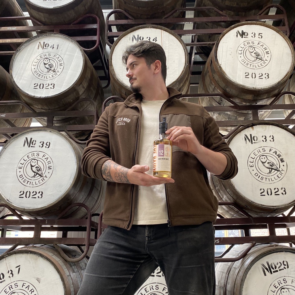 We couldn't afford to hire models... so here is Corey from our distillery team showing off our 12-Month Aged New Make 😂 Not long left until our next release is ready to bottle... 1️⃣8️⃣ 🥃

#Whisky #TheEvolutionCollection #EllersFarmDistillery