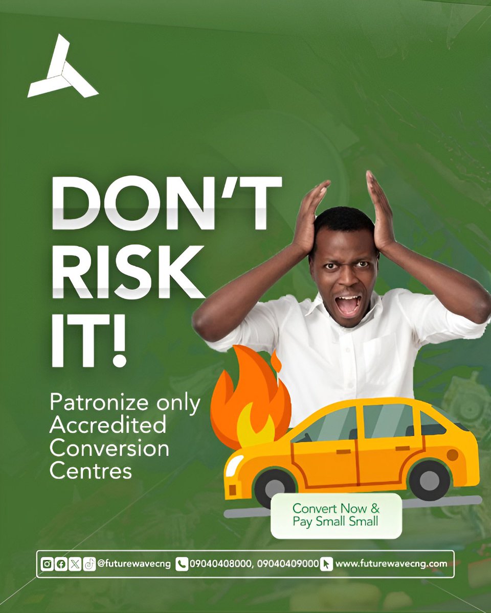 futurewavecng's tweet image. ✨Your Safety, Our Priority! Don’t compromise for a smooth, eco-friendly drive!

#cng #thinksafety #futurewavecng #cleaneneergy #ecofriendly #gistlover