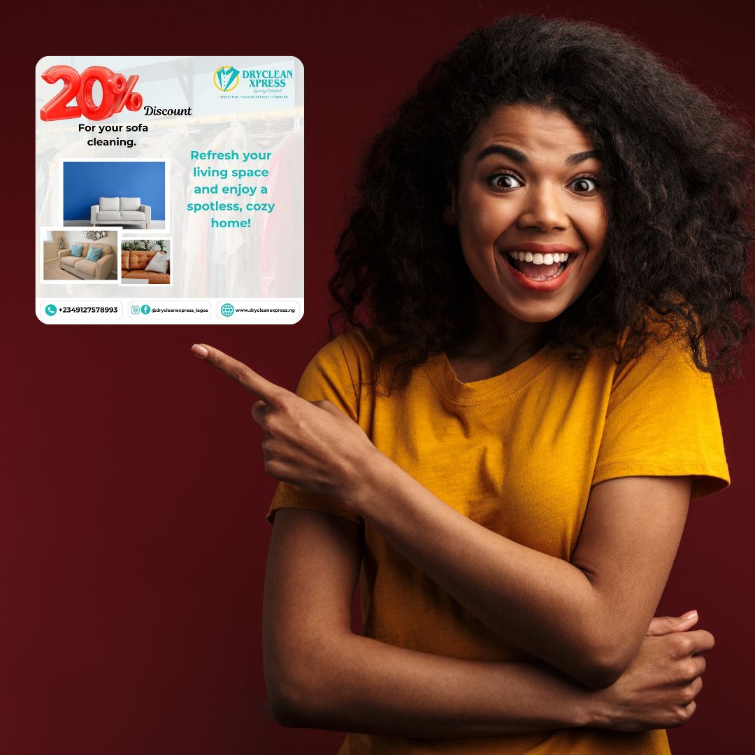 XpressDryc43770's tweet image. The offer is still on! Transform your sofa and save 20% on our premium cleaning service! Enjoy a spotless, cosy home that truly reflects your comfort. 

Send us a DM today to claim your discount!

#SofaCleaning #FreshSpace #DiscountDeal #DryCleanExpress