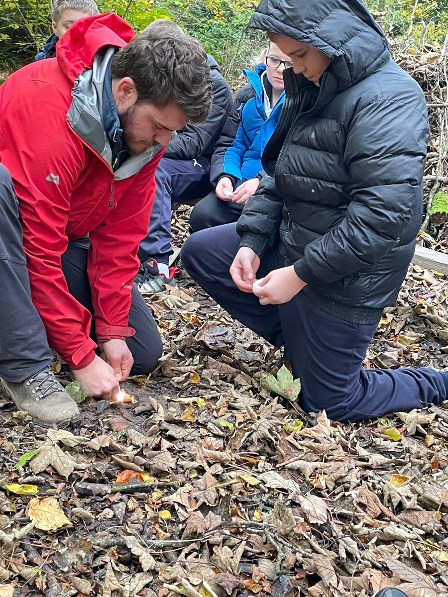 castlefieldprim's tweet photo. Survival skills for the last morning… sleepy P7s https://t.co/HfAnGe3DkQ