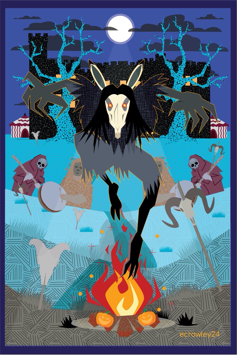 Happy <a href="/artclubie/">ArtClub</a> day!!
I drew the Púca for the festival held in Trim and Athboy in Co.Meath. Happy Halloween .
For the theme of Samhain
#puca #samhain #pucafestival #drawing #artclubie #vectorillustration