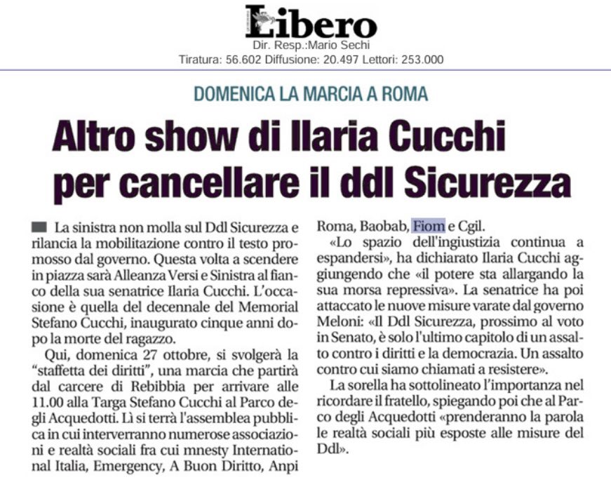 cucchi_ilaria's tweet photo. Grazie #Libero per la pubblicità gratuita, è sempre bello quando arrivano aiuti inaspettati. 

Ci vediamo domenica mattina https://t.co/6ho06h0FX8