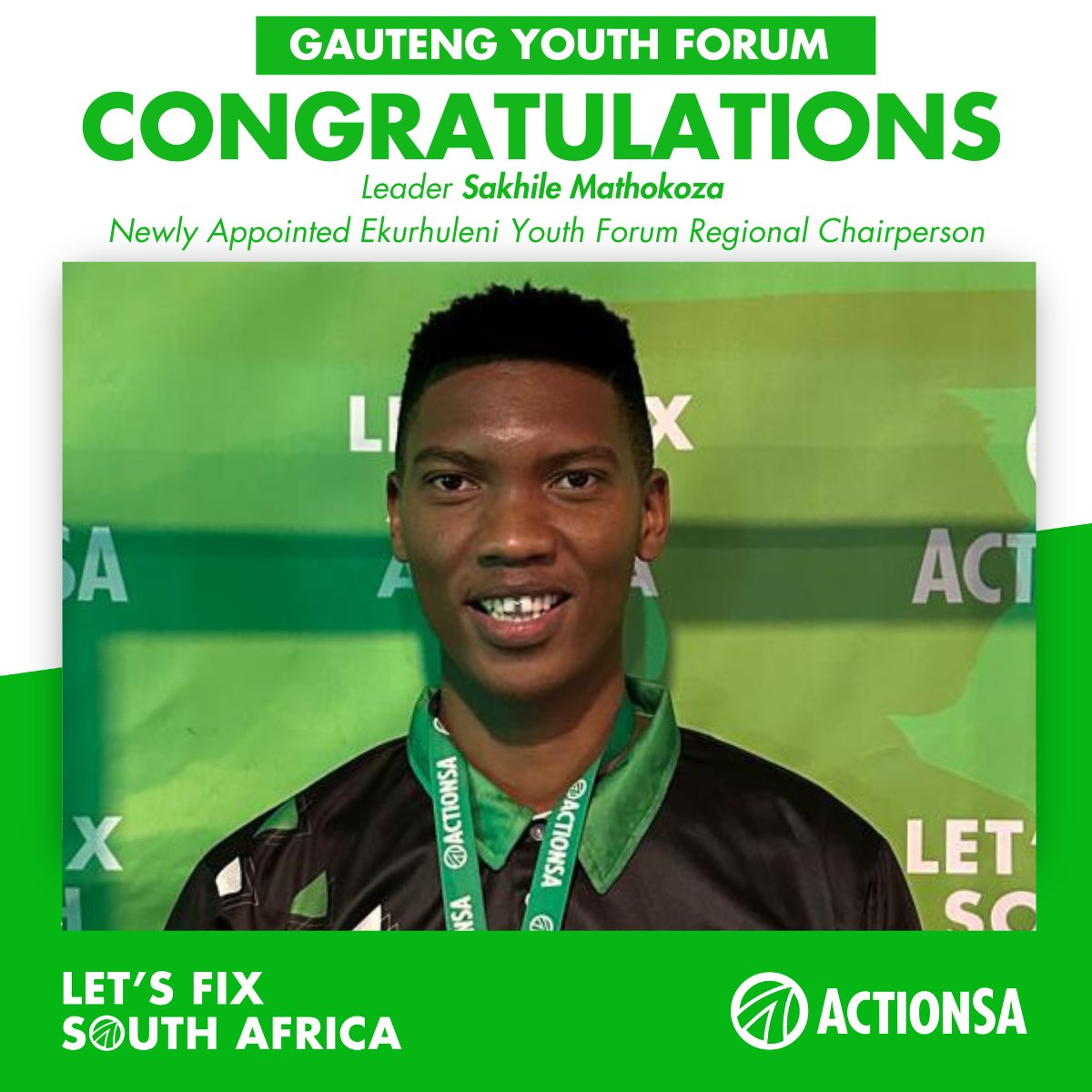ActionSA Gauteng Youth Forum tweet media