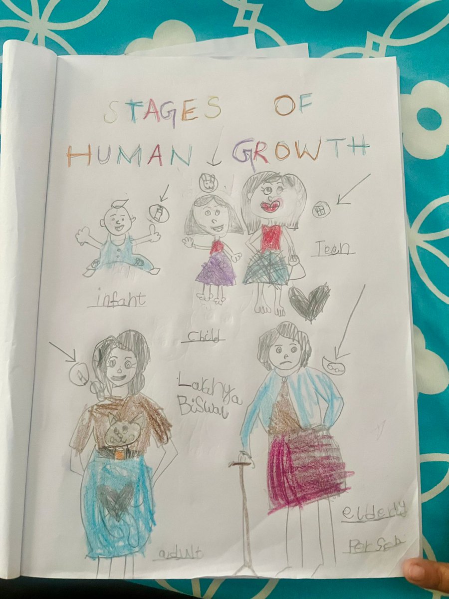 SAI_Edu_In's tweet image. On October 24, 2024, Class I SAIoneers explored the stages of human growth in a science activity, crafting vibrant charts that mapped the journey from infancy to old age. By applying the "Habit 5" method, 
#habit5 #creativityinscience #cambridgelearning #saiangan