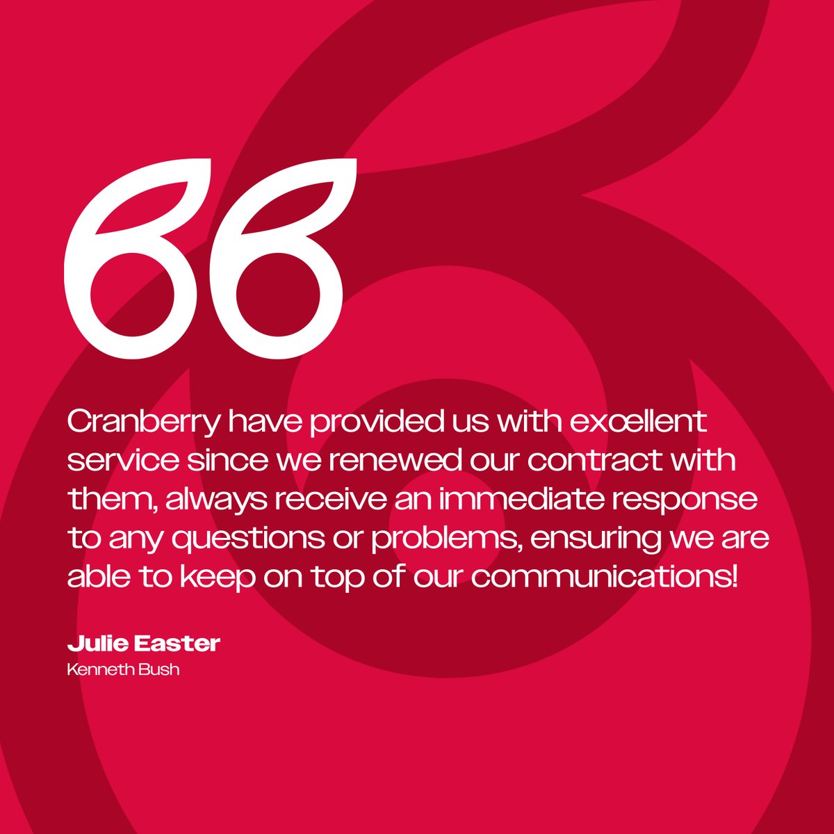 CranberryComms's tweet photo. Thank you Julie and Kenneth Bush for this review of our business communication solutions. 🌟 https://t.co/RVKhU3Uw1K