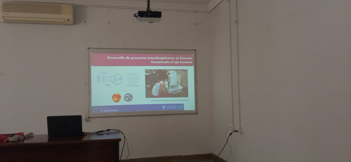 Seguimos con el proyecto "Conociendo el ojo humano"
Contamos con Rocío, alumna de física, que el año pasado formó parte del proyecto 
<a href="/CanalUGR/">Universidad Granada</a> <a href="/CemedUGR/">Centro Mediterráneo</a> <a href="/fcienciasugr/">Facultad de Ciencias</a>