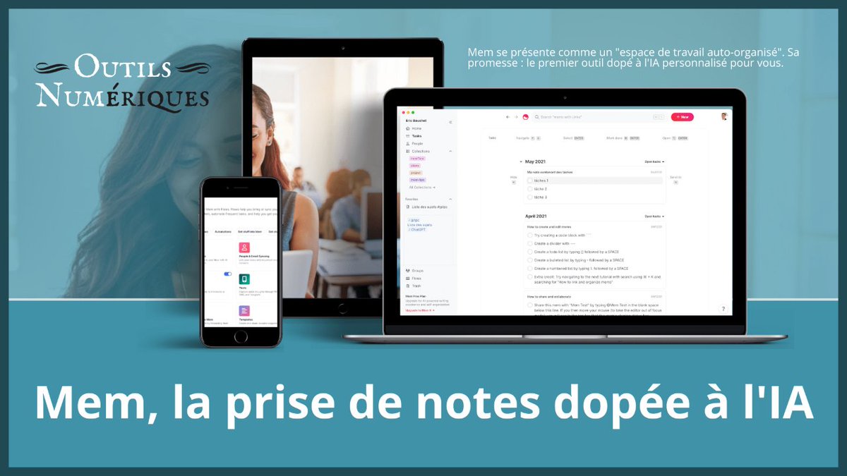 Mon test de <a href="/memdotai/">Mem</a> l'app de prise de notes qui met de l'IA au service du classement et de la mise en perspective de vos notes.
outilsnum.fr/mem-prise-de-n…