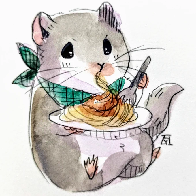 今日も1日おつかれやまね〜 #世界パスタの日 #おつかれやまね