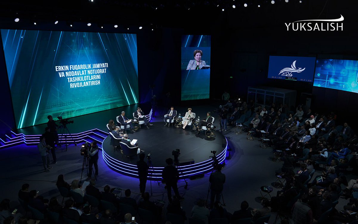 ⚡️ On October 24, a session on the "Development of Free Civil Society and Non-Governmental Non-Profit Organizations" was help as part of the International #Partnership #Initiatives Week.

The event addressed key issues related to the role of civic initiatives and NGOs in modern