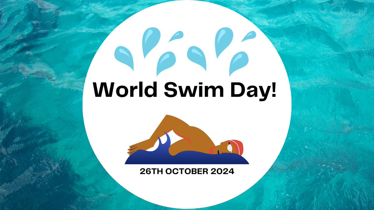 Outside2study's tweet photo. Tomorrow is World Swim Day! 🏊Adding a swim to your weekend plans or putting some time aside to spend amongst green or blue spaces could be a great way to recognise this day 🌳💧Please swipe for a fact about Outdoor Swimming and 'Green Social Prescribing'. https://t.co/tcDOKBaUvA