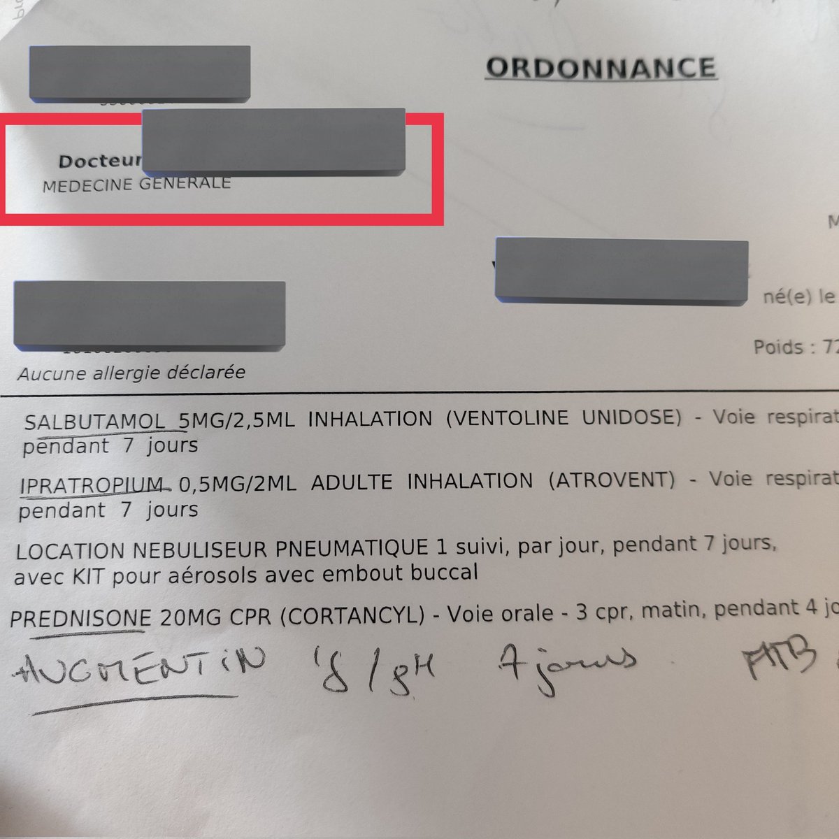 🧵 
"croyez en vos rêves" 
Tout commence
Par une ordonnance de sortie des urgences;
Parce que je crois les MG urgentistes capables dun diagnostic pertinent &amp; d'un choix de thérapeutique adapté
Je dispense pour ne pas laisser le patient avec une dépression respiratoire