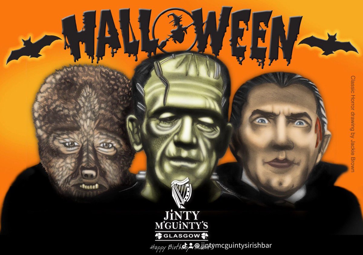 Don’t forget our usual Jintys Halloween Party Thursday 31st October 👻🎃💀