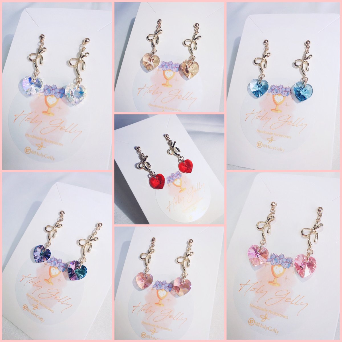 ต่างหู🎀 ประดับคริสตัลหัวใจสวารอฟสกี้ 

ก้านชุบ 18k
(เปลี่ยนเป็นหนีบหมุนเกลียวหลัง +20)

- 280

สามารถสั่งจองหรือทัก dm สอบถามสีได้เลยค่ะ 🙏🏻🫶🏻🎀