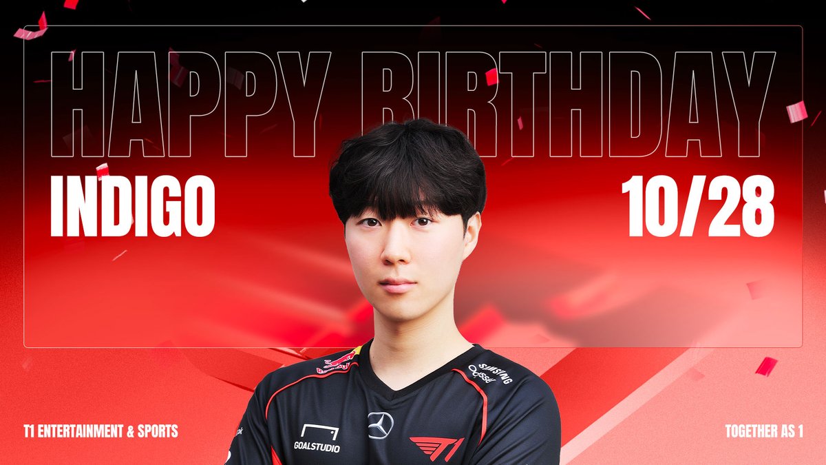 T1's tweet photo. ❄ HAPPY ‘@PUBGindigo’ DAY ❄

10월 28일은 T1 VALORANT팀 ‘Indigo’ 설도훈 코치의 생일입니다. 🥳🎉❄

#T1VALORANT #T1BIRTHDAY https://t.co/2rHsYfsGAu