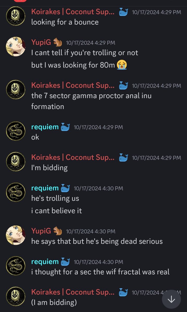 while everyone else was focused on AI entirely and convincing you it's a new paradigm shift

yogg was bidding else where 

unless you're the top players, you'll make more safely sizing into obvious plays 

Thanks <a href="/moronft/">MRO</a> for the conviction