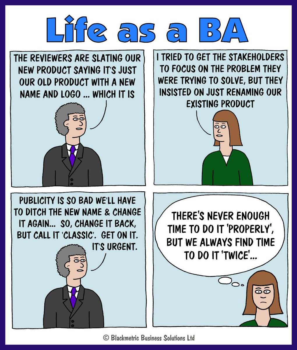 Life as a BA...

#BACommunity
#BusinessAnalysis
#BusinessAnalyst