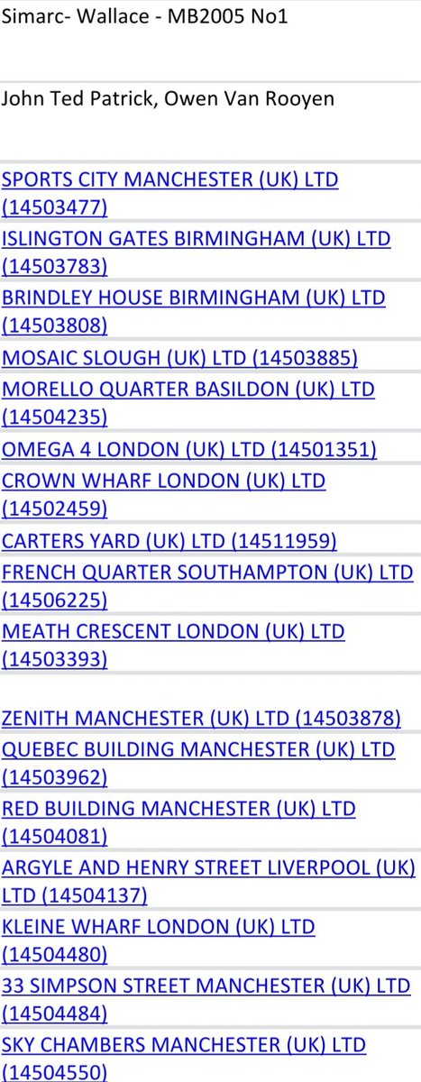 R U a leaseholder in one of the developments sold by Wallace/MB2005 no1 (see attached list)?
I suggest you make contact with their legal representatives  mills-reeve.com/contact-us/

It's time these AWOL building owners face up to their responsibilities
<a href="/AngelaRayner/">Angela Rayner</a> <a href="/ukcag/">UK Cladding Action Group</a> <a href="/PhilH23/">VirtualVirgil</a>