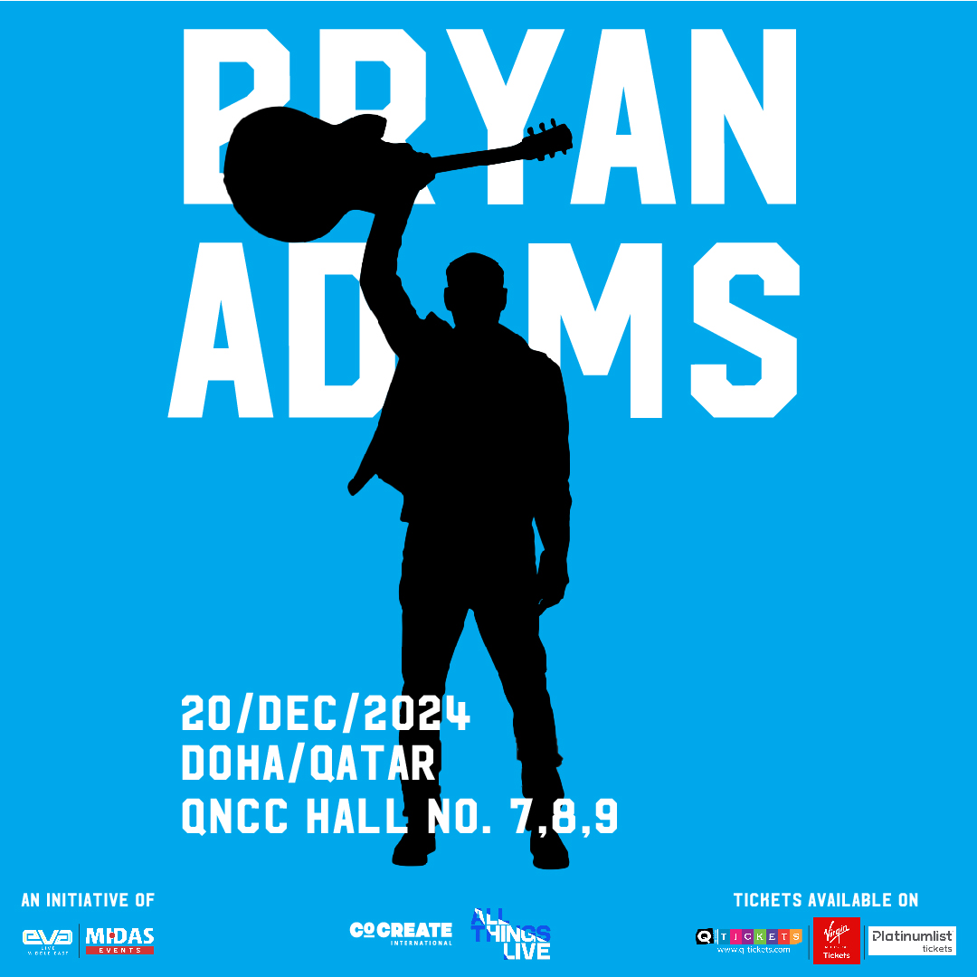 ILQLive's tweet photo. 🎤 Bryan Adams is set to light up QNCC, Hall 7, 8, 9 on 20th December with his timeless tunes.🎸

🎟️ Tickets are now available at Q-Tickets, Virgin Tickets and Platinumlist.

🔗Secure your spot today: https://t.co/gUMactpQFp

#ILoveQatar #Doha #Qatar #BryanAdams #DohaLive #ConcertExperience #LiveShows #LiveConcerts #Nostalgia #DohaNightlife #BryanAdamsQatar #QNCCConcerts #BryanAdamsLive #ILQBRYA24