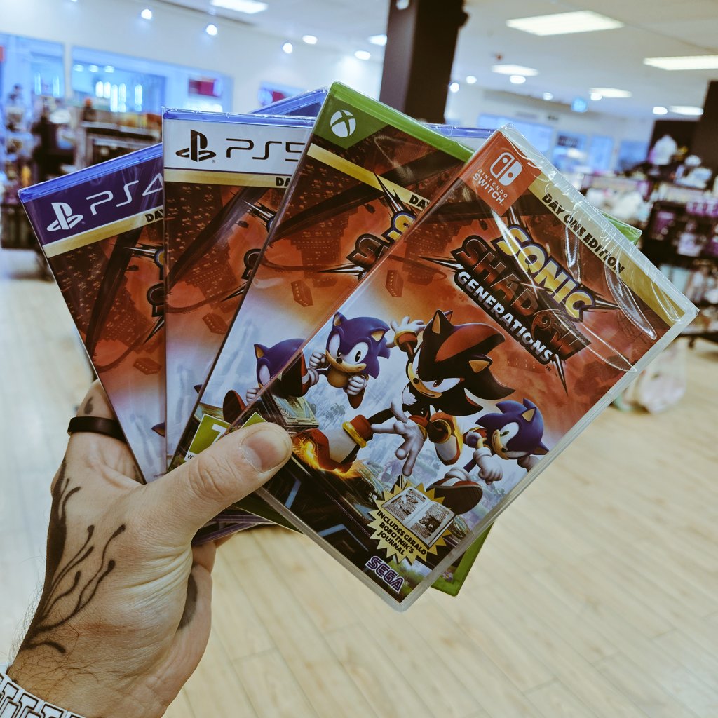 #ShadowTheHedgehog is back to join the rest of the gang from #PlanetMobius. This all new "sidequel" to the 2011 smash hit #SonicGenerations sees you control #Shadow through stages plucked from the #SonicTheHedgehog timeline! Out now on #Sony #PS4, #PS5, #Microsoft #Xbox #SeriesX