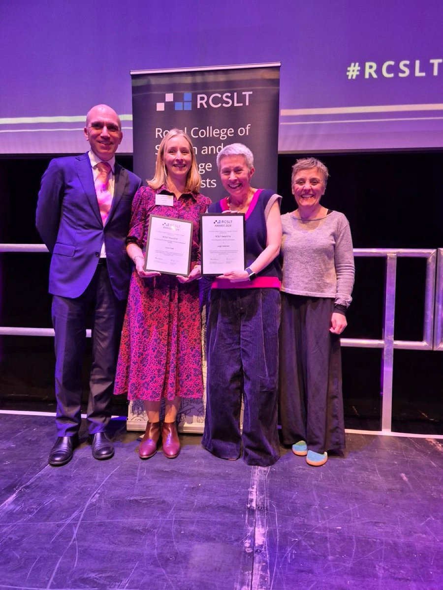 Greater Manchester Mental Health (@gmmh_nhs) on Twitter photo Weโre still savouring the moment one of our Speech and Language Therapists, Laura Cole, received a national award for her work.
Our congratulations again to Laura, who works with the Trustโs Homeless Hub and received the accolade at this yearโs <a href="/RCSLT/">RCSLT ๐</a> Awards. 1/4 Weโre still savouring the moment one of our Speech and Language Therapists, Laura Cole, received a national award for her work.
Our congratulations again to Laura, who works with the Trustโs Homeless Hub and received the accolade at this yearโs <a href="/RCSLT/">RCSLT ๐</a> Awards. 1/4